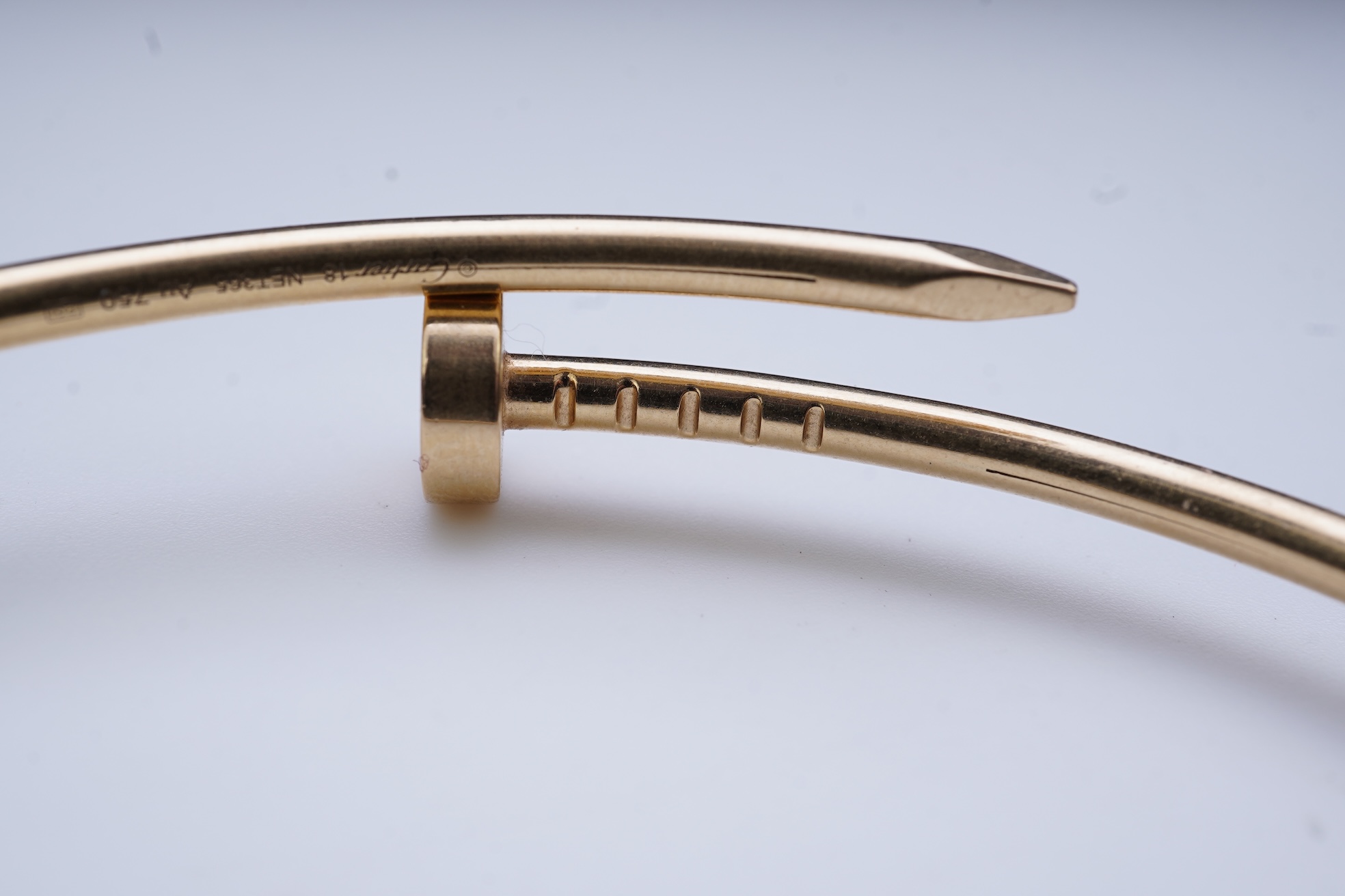 Cartier, a gold bangle, 'Juste un Clou', small model, circa 2021